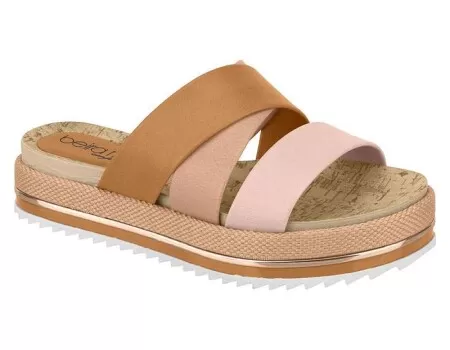 CHINELO SLIDE BEIRA RIO CONFORTO 8354.412 - Nude