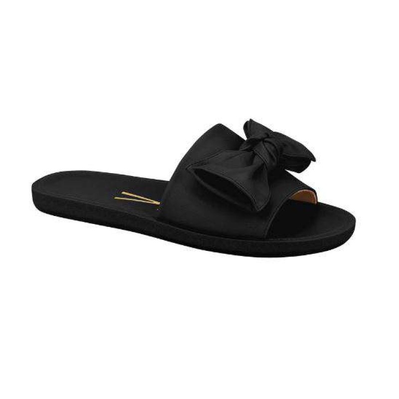CHINELO SLIDE LAÇO VIZZANO 6363.115 - Preto fosco - Delabela