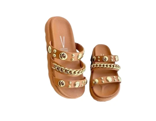 CHINELO SLIDE PAPETE VIZZANO 6510.102 - Caramelo