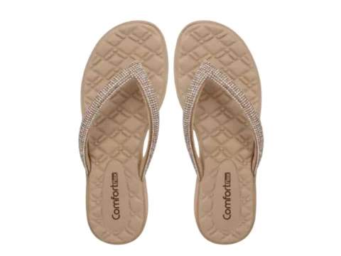 CHINELO SLIP STAR NAT COMFORTFLEX 24-42431 - Bege