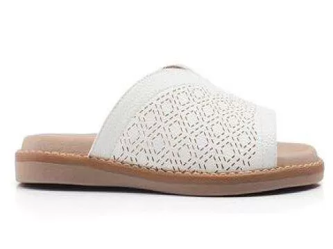 CHINELO VAMP COM DETALHES PICCADILLY 505038 - Branco