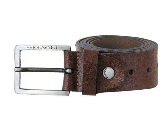 CINTO DE COURO FERRACINI - Marrom