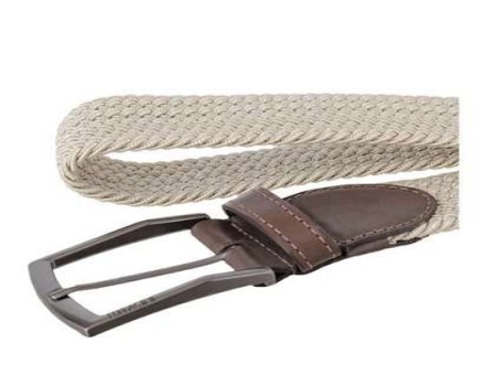 CINTO MASCULINO ELÁSTICO E COURO FERRACINI FC606 - Marrom