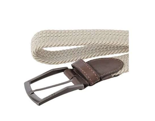 CINTO MASCULINO ELÁSTICO E COURO FERRACINI FC606 - Marrom