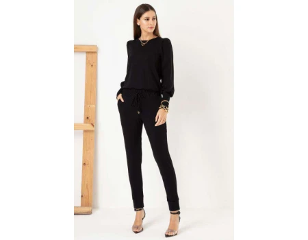 CONJUNTO FEMININO MOLETINHO SEIKI 270022 - Preto