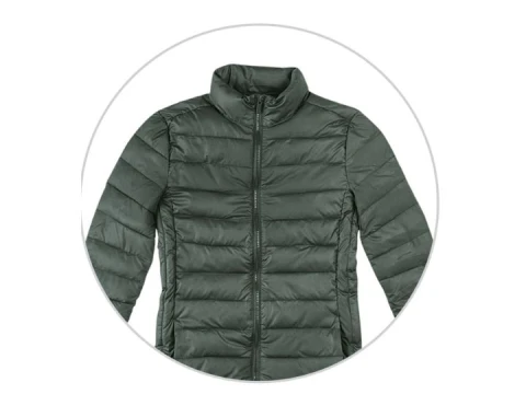 JAQUETA ACOLCHOADA ALONGADA FEMININA HERING K0N2 - Verde
