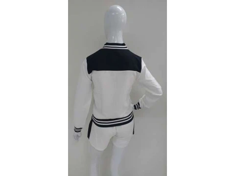 JAQUETA BOMBER CREPE VALENTINA V1890 - Branco