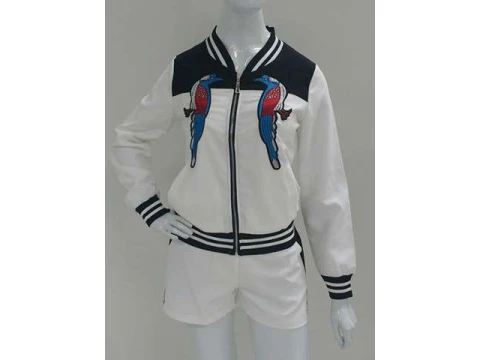 JAQUETA BOMBER CREPE VALENTINA V1890 - Branco