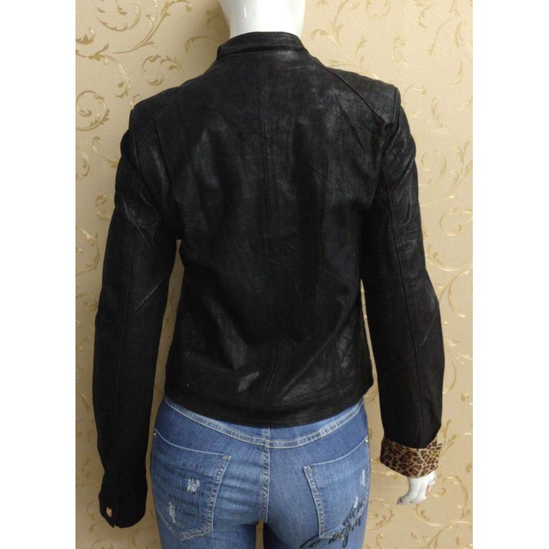 jaqueta de couro masculina kunyu