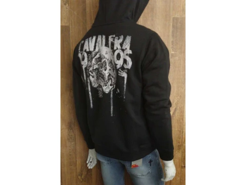 JAQUETA MASCULINA CAVEIRA CAVALERA 06.01.1059 - Preto