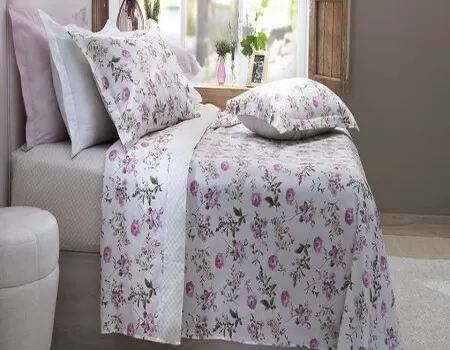 JOGO DE CAMA QUEEN CETIM 230 FIOS CORTTEX - Rosa