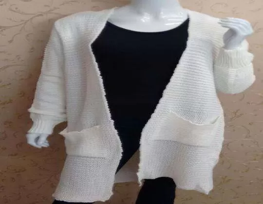 MAX CARDIGAN TRICOT PRÉ-ESTREIA PI7CG02 - Branco