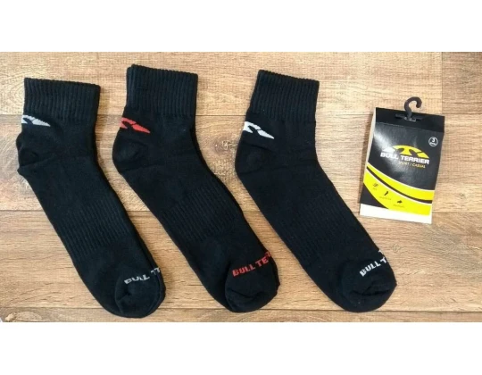 MEIA MEIO CANO BULL TERRIER 1236 - Preto