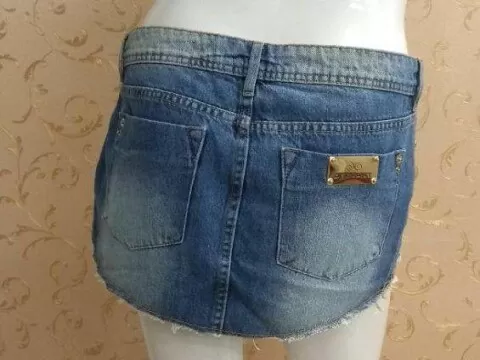 MINI SAIA JEANS DEGRANT - Jeans