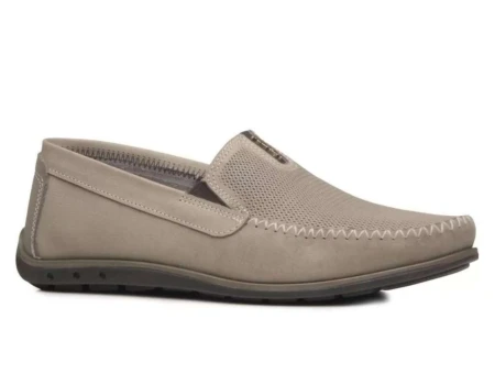 MOCASSIM COURO PEGADA 141605-05 - Caqui