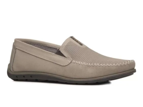 MOCASSIM COURO PEGADA 141605-05 - Caqui