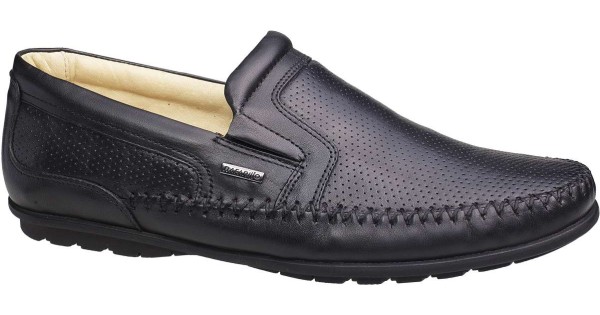 MOCASSIM COURO RAFARILLO 19005 - Preto - Delabela