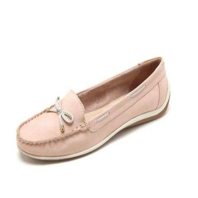 mocassim feminino rosa