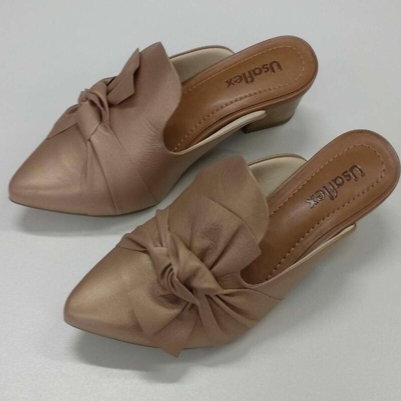mule usaflex dourado