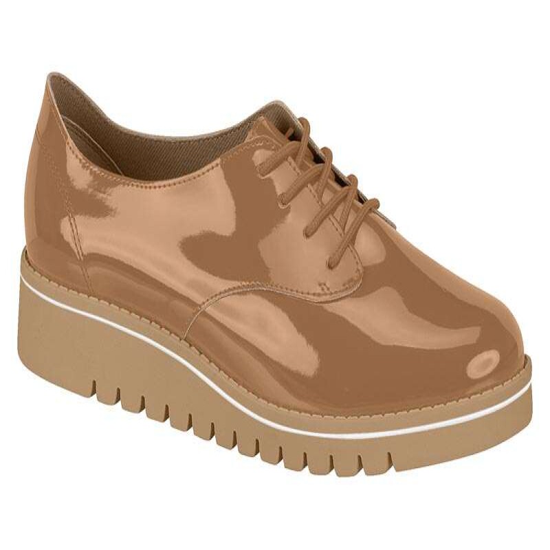 sapato oxford beira rio conforto verniz