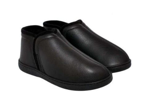 PANTUFA BOTA C/FORRO PRETO PELO UNISSEX LEFFA 753 - Preto
