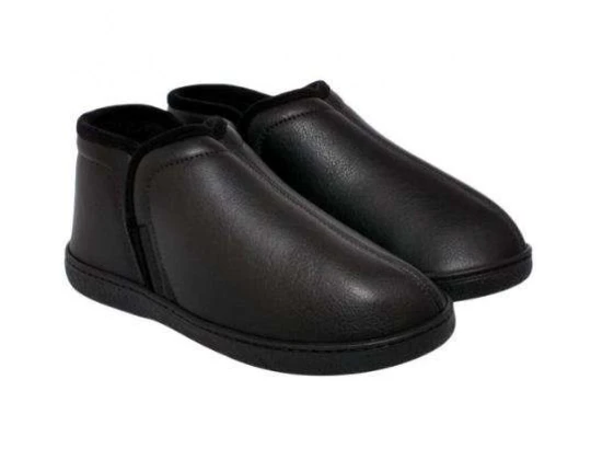 PANTUFA BOTA C/FORRO PRETO PELO UNISSEX LEFFA 753 - Preto