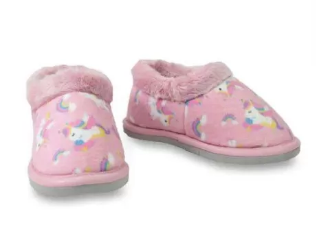 PANTUFA BOTINHA ESTAMPADA INFANTIL 723 - Rosa