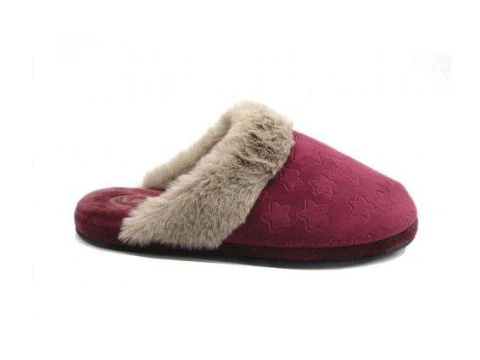 PANTUFA GOLA PELE SAFIRA ESTRELA LEFFA 460 - Vinho