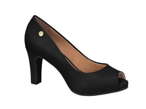 PEEP TOE FEMININO VIZZANO 1840.100 - Preto