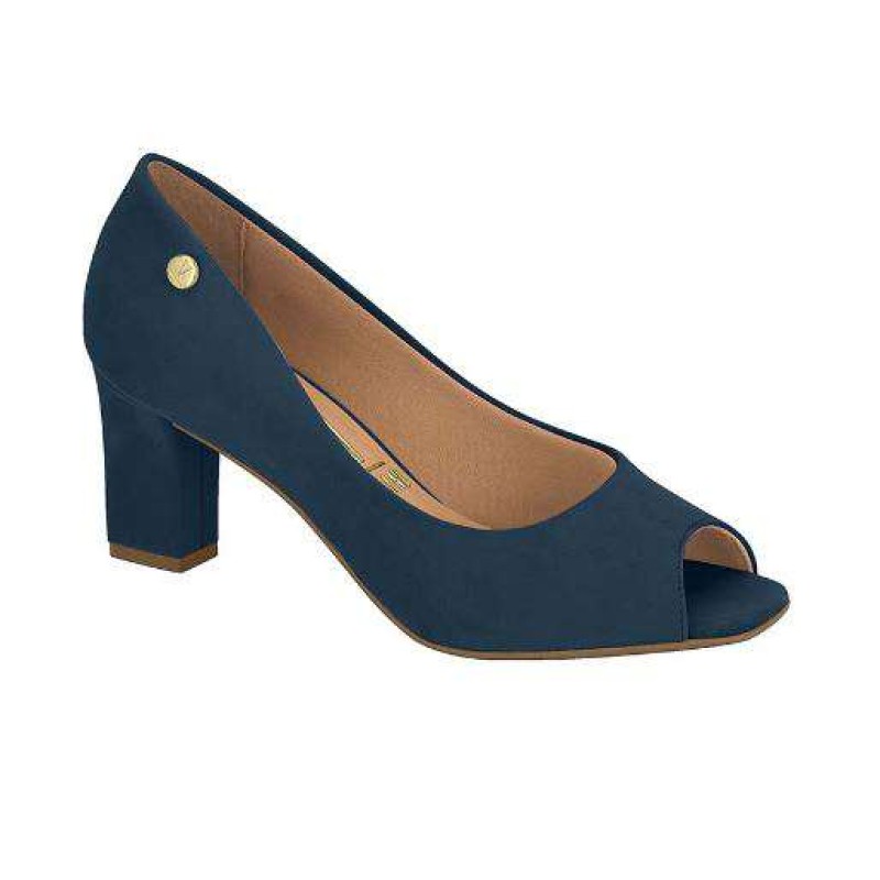 peep toe marinho