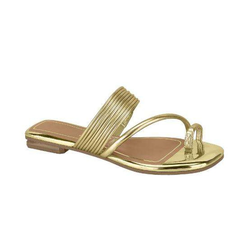 RASTEIRA FEMININA TIRAS VIZZANO 6431.210 - Dourado - Delabela