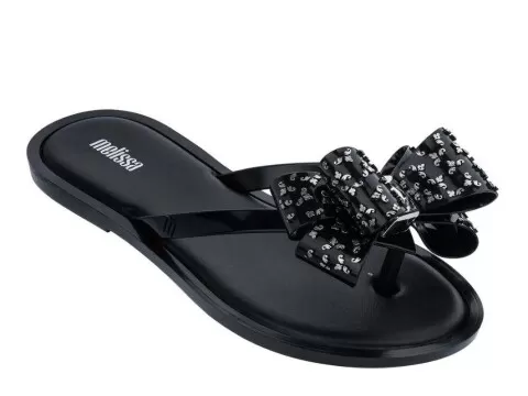 RASTEIRA MELISSA FLIP FLOP SWEET 32447 - Preto