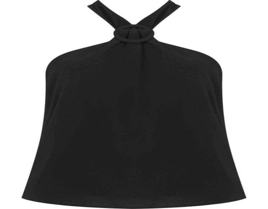 REGATA CREPE ARGOLA FORRADA SEIKI 321010 - Preto