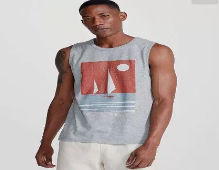 REGATA MASCULINA HERING 4A5X - Cinza