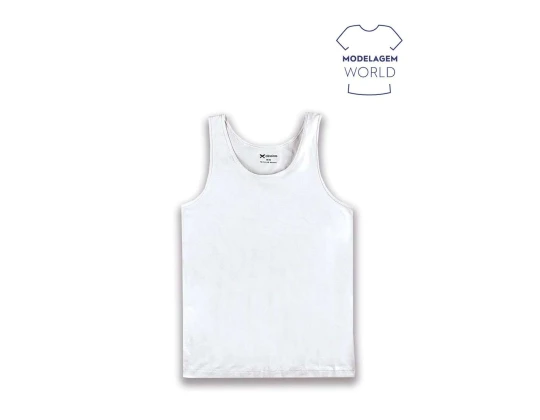 REGATA MASCULINA MUSCULOSA HERING 0199 - Branco