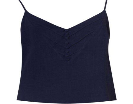 REGATA VISCOLINHO COM DETALHE BOTÕES SEIKI 420218 - Marinho