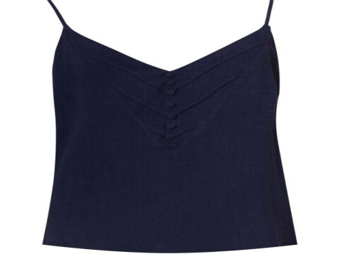 REGATA VISCOLINHO COM DETALHE BOTÕES SEIKI 420218 - Marinho