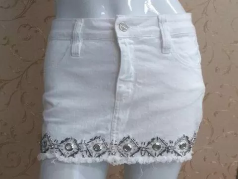 SAIA JEANS COM BORDADO LIMELIGHT - Branco