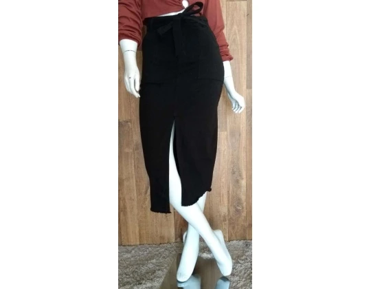 SAIA MIDI JEANS CONFORT KALLY JEANS 3104 - Preto