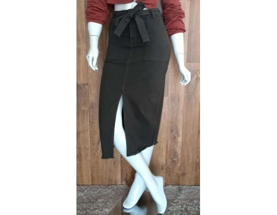 SAIA MIDI JEANS CONFORT KALLY JEANS 3104 - Verde musgo