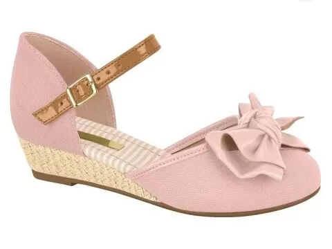 Sandalia anabela infantil best sale molekinha