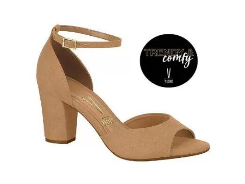 SANDALIA CAMURÇA FEMININA VIZZANO 6262.406 - Caramelo