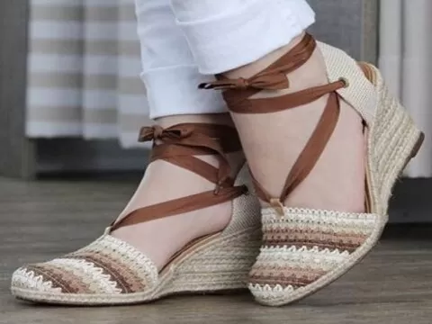 SANDALIA ESPADRILLE OFFLINE 5058-20358 - Bege