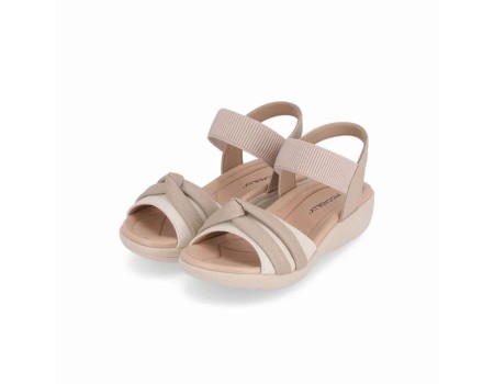 SANDALIA FASCITE ANABELA PICCADILLY 239024-1 - Off white
