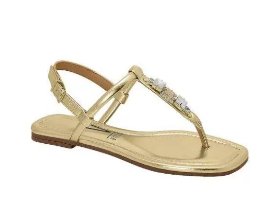 SANDÁLIA FEMININA COM PEDRARIAS VIZZANO 6374.414 - Dourado