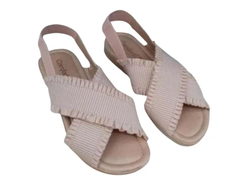 SANDÁLIA FEMININO COMFORTFLEX 1842405 - Nude SANDÁLIA FEMININO COMFORTFLEX 1842405 - Nude