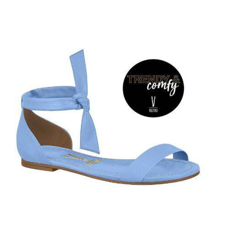 SANDÁLIA RASTEIRA VIZZANO 6235.297 - Azul - Delabela