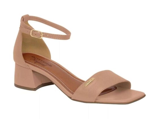 SANDALIA SALTO BAIXO FECHO FIVELA BOTTERO 356705 - Bege