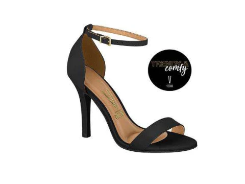 SANDALIA SALTO FINO VIZZANO 6249.452 - Preto