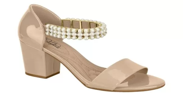 Sandalia beira rio sales conforto verniz premium